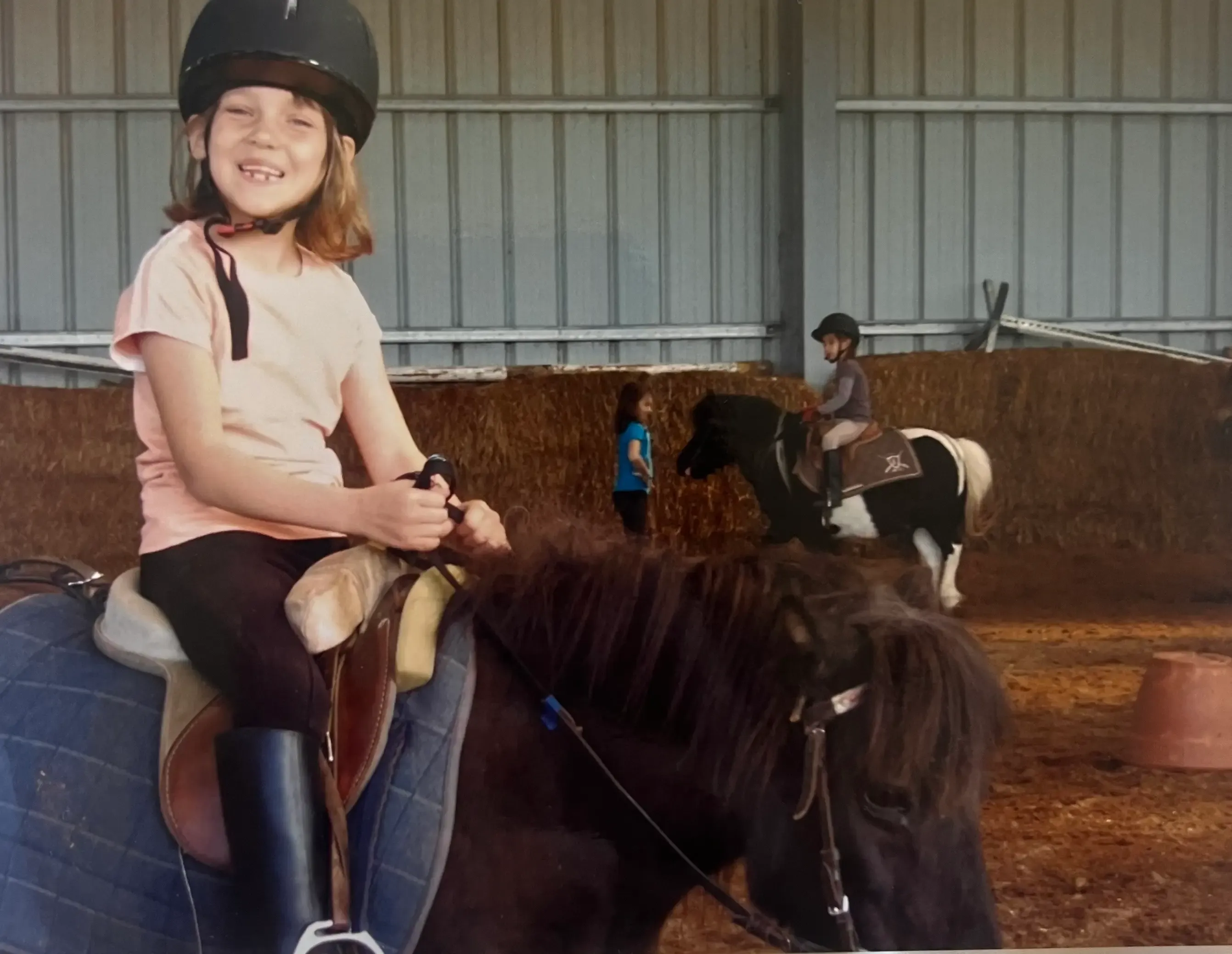 Emily on a horse